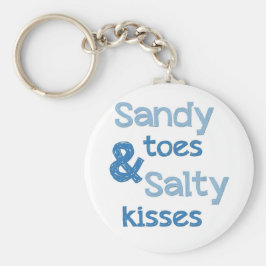 Sandy Toes Salty Kisses Nyckelring