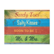 Sandy Toes Salty Kisses Spara datumet