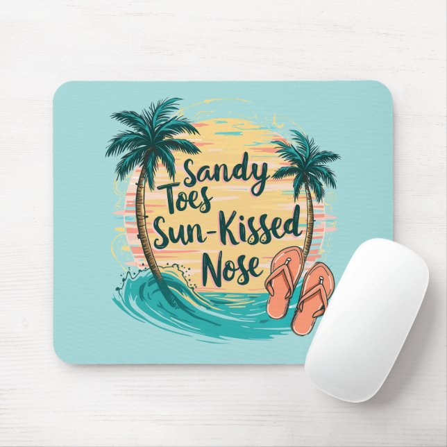 Sandy Toes Sol-Kissed Nose Beach Aesthetic Musmatta (Med mus)