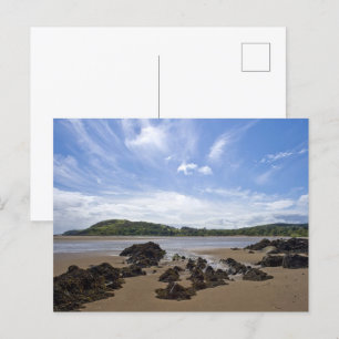 Sandyhills strand, Skottland Vykort