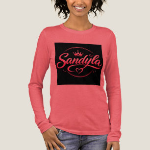 Sandyla Dam Grafisk T-Shirt –