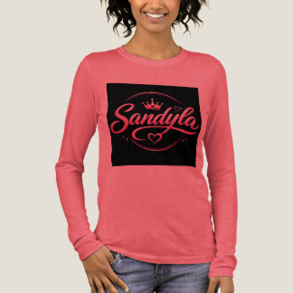 Sandyla Dam Grafisk T-Shirt –