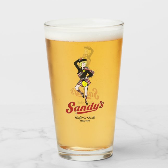 Sandy's Drive-in Glaskopp (Framsida fylld)