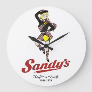 Sandy's Drive-in Stor Klocka