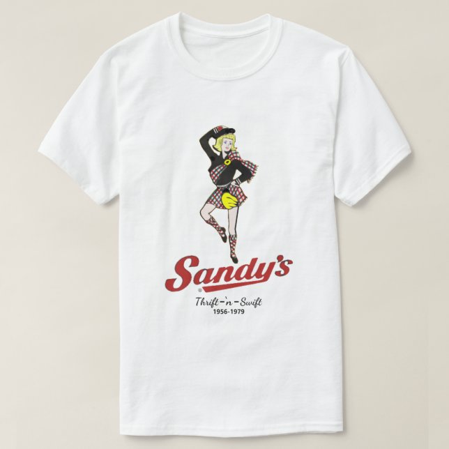 Sandy's Drive-in T Shirt (Design framsida)