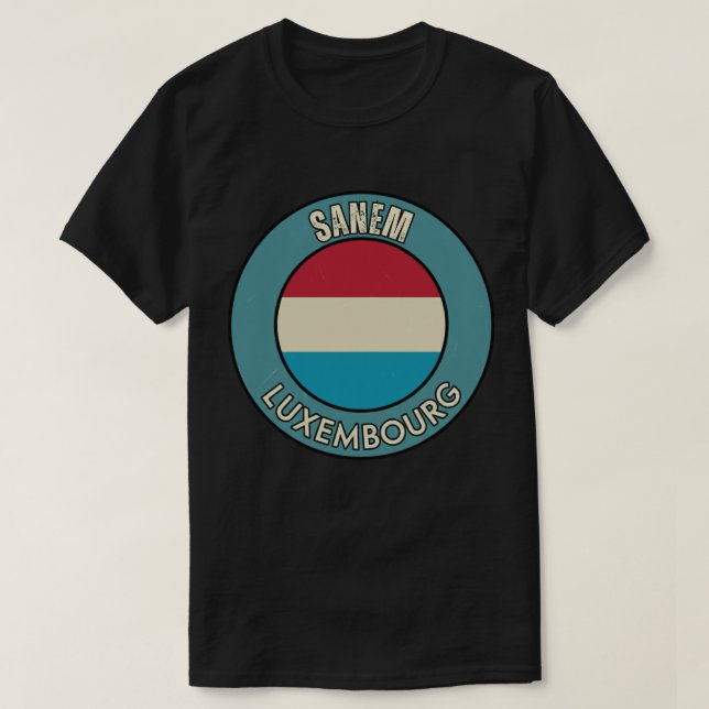 Sanem, Luxemburg T Shirt (Design framsida)