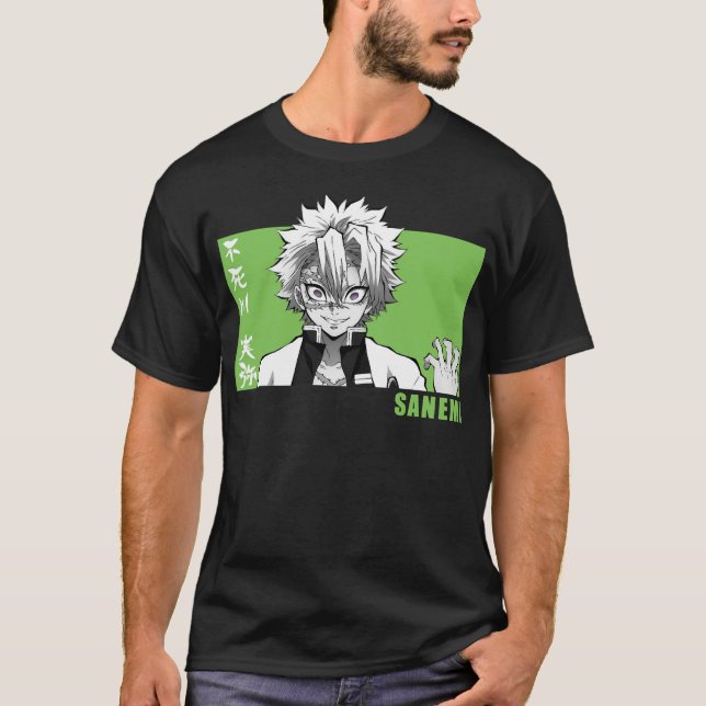 Sanemi Shinazugawa T-Shirt (Framsida)
