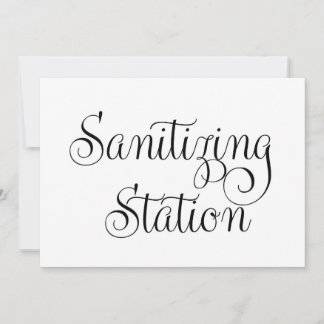 saneringsstation Bröllopsskylt Inbjudningar