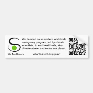 Saners Bumper Sticker Bildekal