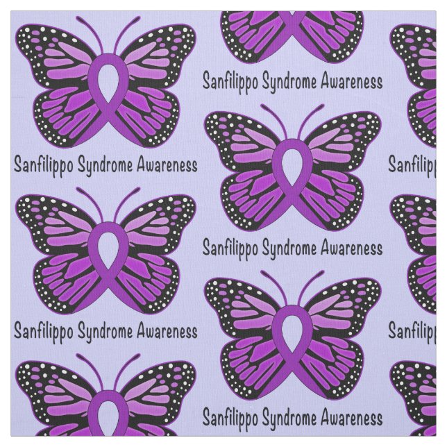 Sanfilippo Syndrome Butterfly of Hope Tyg (Provkarta)