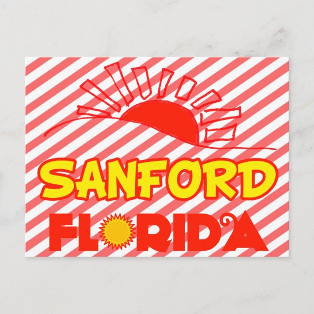 Sanford, Florida Vykort (Framsida)