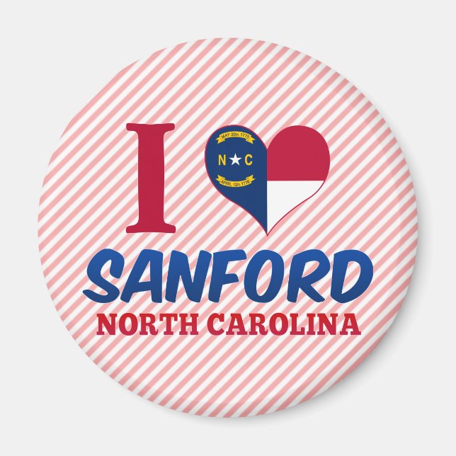 Sanford, North Carolina Magnet (Framsidan)