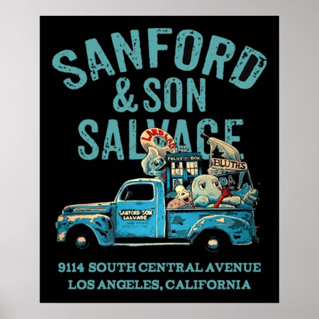Sanford och son 9114 South Central Poster (Framsidan)