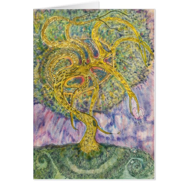 SANFORD-TRÄDKORT HÄLSNINGSKORT (Framsidan)