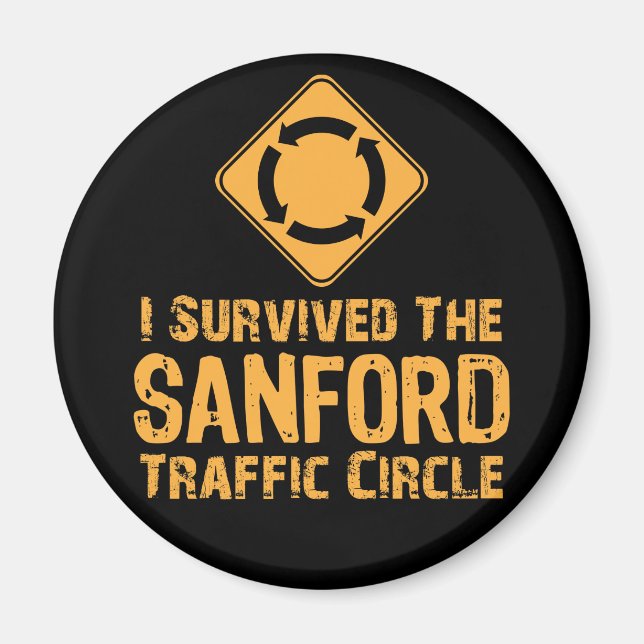 Sanford Traffic Circle Magnet (Framsidan)