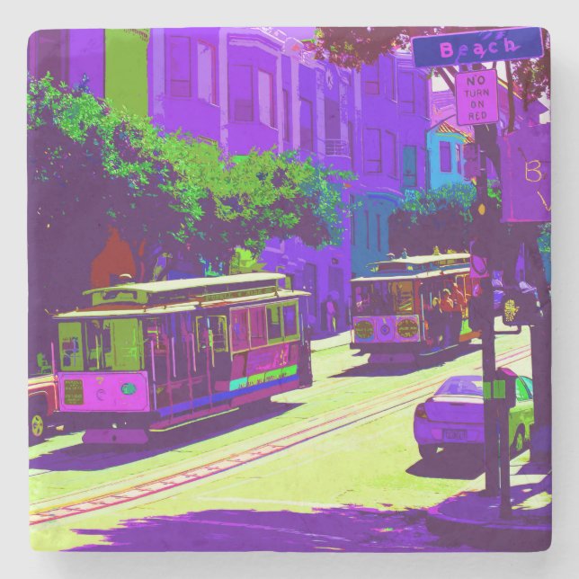 SanFrancisco 003 Stenunderlägg (Framsidan)