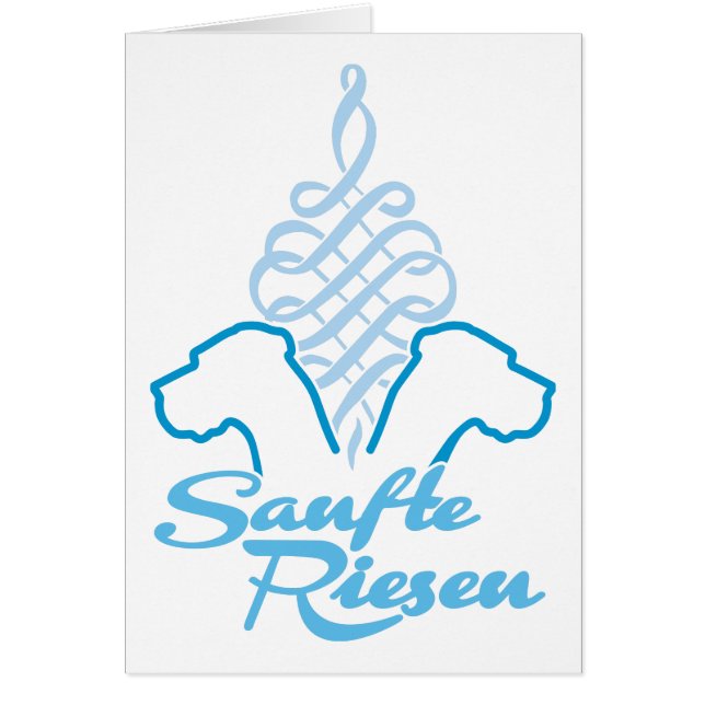 Sanfte Riesen Gentle Giants Hälsningskort (Framsidan)
