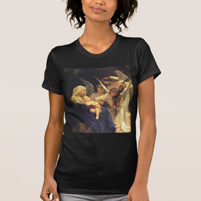 Sång av änglar, William-Adolphe Bouguereau Tee Shirt (Framsida)