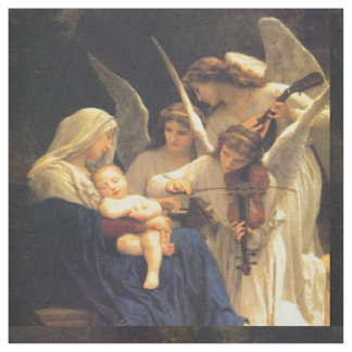 Sång av änglar, William-Adolphe Bouguereau Tyg