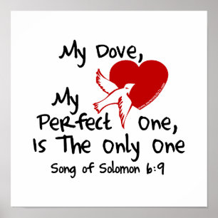 Sång av den Solomon 6:9 Poster