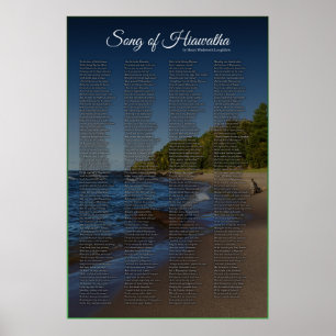 Sång av Hiawatha - vid Longfellow Poster