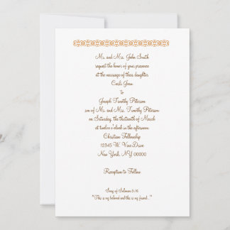 Sång av Solomon 5:16 "Det här är min älskade och.. Inbjudningar