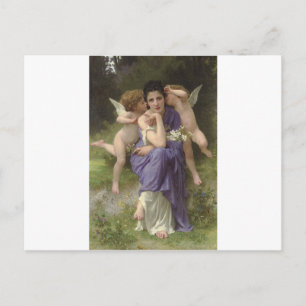 Sång av Vår av William-Adolphe Bouguereau Vykort
