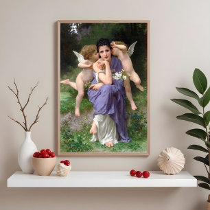 Sång av Vår av William Bouguereau Fototryck