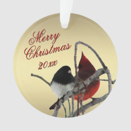 Sång Birds jul Ornament