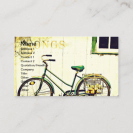 Sång för höstcykel visitkort