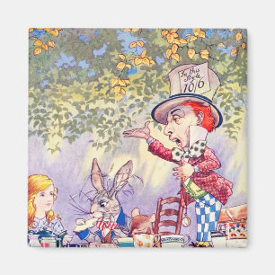 Sång från Alice: en Mad Tea Party Magnet