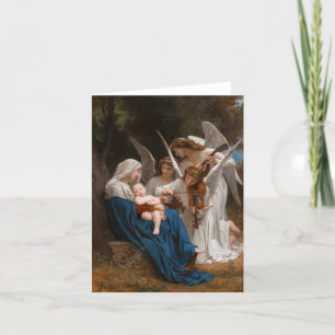 Sång i Änglar av William-Adolphe Bouguereau B Tack Kort