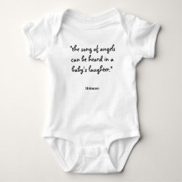 Sång i Änglar Baby, citat Tee Shirt