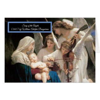 Sång i Änglar Bouguereau Hälsningskort