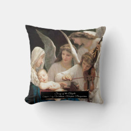 Sång i Änglar Bouguereau Kudde