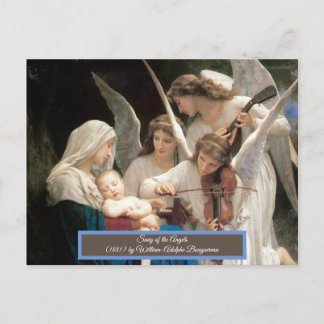 Sång i Änglar Bouguereau Vykort