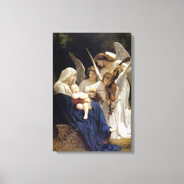 Sång i Änglar Fine Art Canvastryck (Framsida)