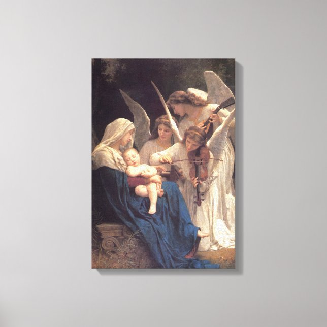 Sång i Änglar (Vintage Art) Canvastryck (Framsida)