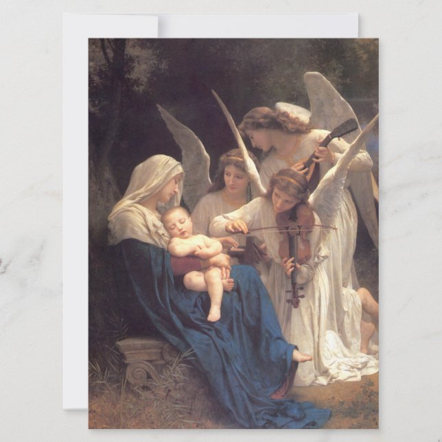 Sång i Änglar (Vintage Art) Kort (Framsida)