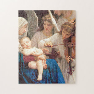 Sång i Änglar - William-Adolphe Bouguereau Pussel