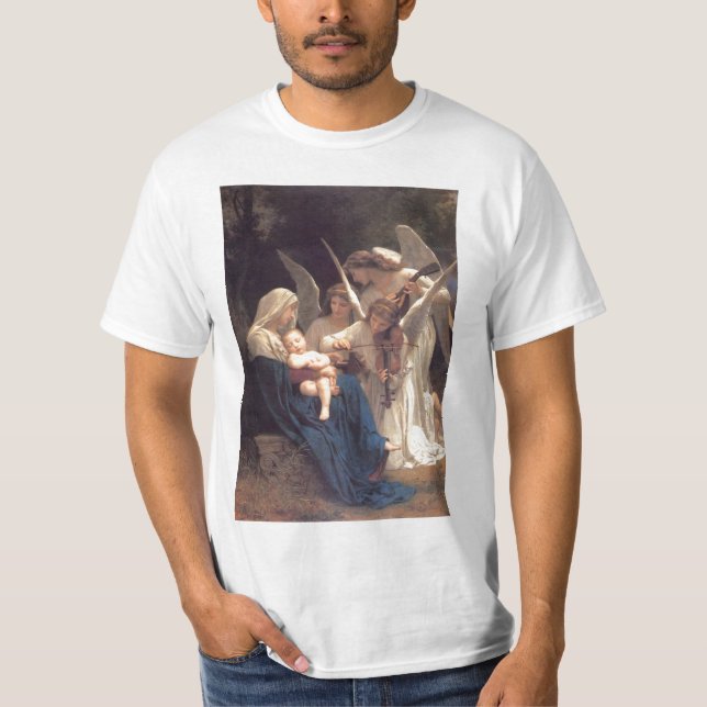Sång i Änglar - William-Adolphe Bouguereau T-shirt (Framsida)