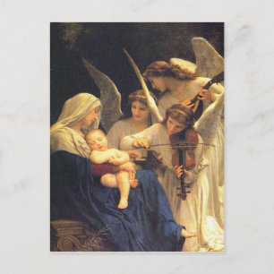 Sång i Änglar, William-Adolphe Bouguereau Vykort