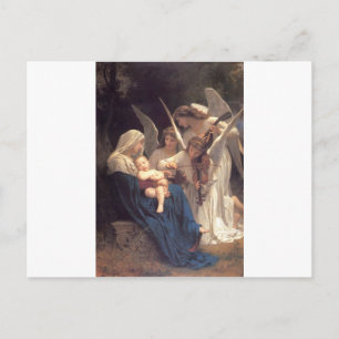 Sång i Änglar - William-Adolphe Bouguereau Vykort