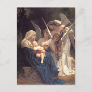 Sång i Änglar - William-Adolphe Bouguereau Vykort