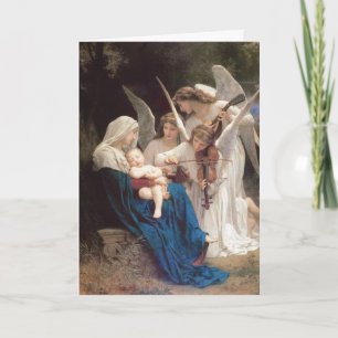 Sång i Änglar - William Bouguereau-julen Helgkort