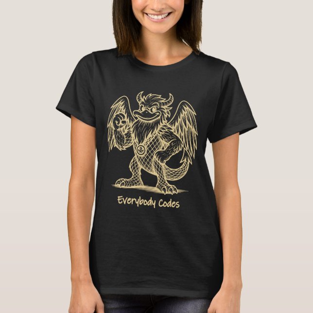 Sång i Ankor och Dragons Woman T-Shirt (Framsida)