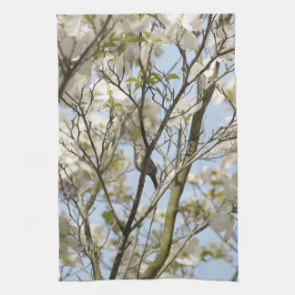 Sång i Dogwood Kökshandduk