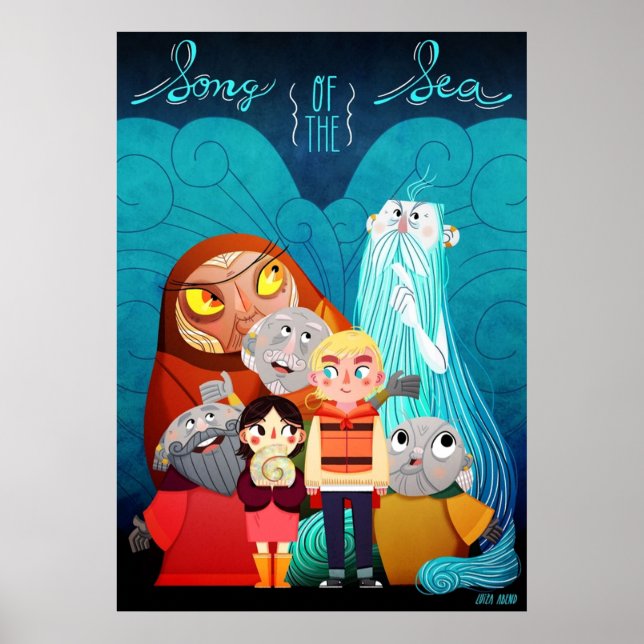 Sång i havet poster (Framsidan)