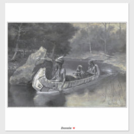 Sång i Hiawatha: Inre indisk krigare och Älskare Klistermärken