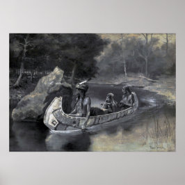 Sång i Hiawatha: Inre indisk krigare och Älskare Poster